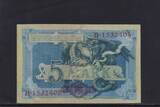 Kaiserreich, 5 Mark 1904 Ro.22b, DEU-52b, KN 7 stellig, Serie: B, fast GEM UNC, I-,