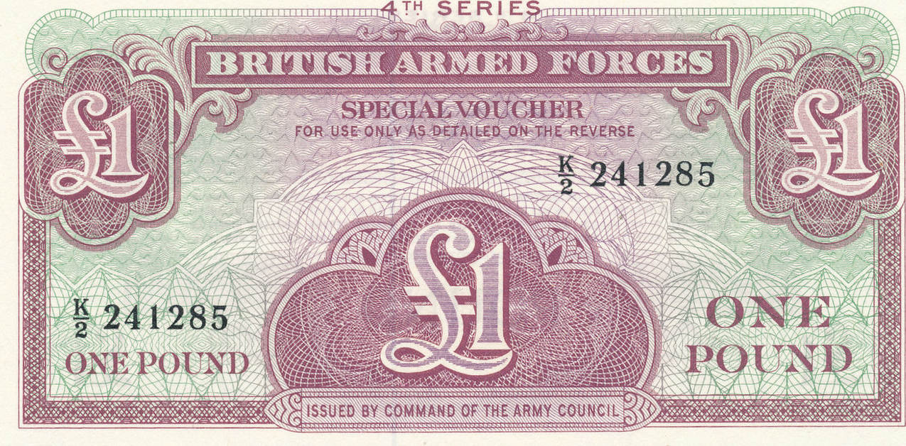 1pound (1960) grossbritanien militrgeld,britische