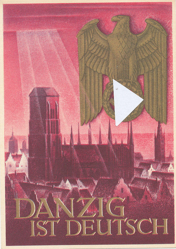 Deutschland Drittes Reich Ansichtskarte 1933 1945 Whw Karte Danzig Ist Deutsch Ungelaufen Ma Shops