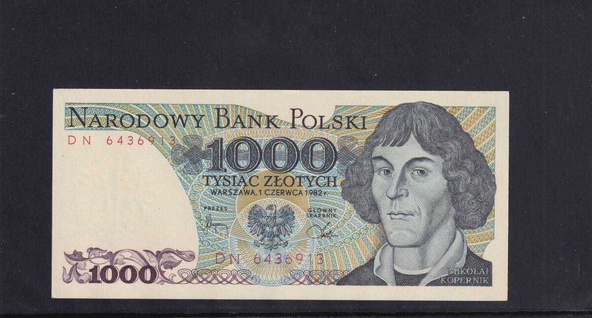 Polen 1000 Zloty 1982 Serie DN 2 Bst Vor KN GEM UNC MA Shops polen-1000-zloty-1982-serie-dn-2-bst-vor-kn-gem-unc-ma-shops
