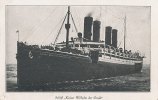 Dampfer Ansichtskarte Kaiser Wilhelm der Große -