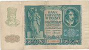 Deutschland,Drittes Reich, 50 Zloty Generalgouvernement Polen, Ro.576 -