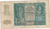 Deutschland,Drittes Reich, 50 Zloty Generalgouvernement Polen, Ro.576 -