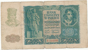 Deutschland,Drittes Reich, 50 Zloty Generalgouvernement Polen, Ro.576 -