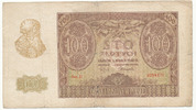 Deutschland,Drittes Reich, 100 Zloty Generalgouvernement Polen, Ro.577 -