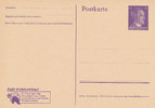 Deutsches Reich, Drittes Reich, Propaganda Postkarte Ganzsache mit Propagandazudruck Kohlenklau,