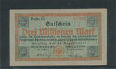 Deutsches Reich, Kaiserreich, 3 Millionen Mark Reichbahndirektion Dresden, -