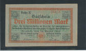 Deutsches Reich, Kaiserreich, 3 Millionen Mark Reichbahndirektion Dresden, -