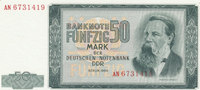 50 Mark 1964 Deutschland,DDR, Ro.357a Kass...