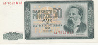 50 Mark 1964 Deutschland,DDR, Ro.357a leic...