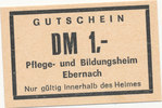 Deutschland, Bundesrepublik, 1 DM Ebernach, Pflege und Bildungsheim, -