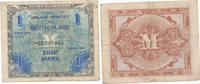 Deutsches Reich, Alliierte Besatzung, 1 Mark Ro.201d UdSSR Druck, KN 8stellig, -