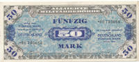 Deutsches Reich, Alliierte Besatzung, 50 Mark Ro.205d UdSSR Druck, KN 8 stellig, -