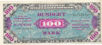 Deutsches Reich, Alliierte Besatzung, 100 Mark Ro.206d UdSSR Druck, KN 8 stellig, -