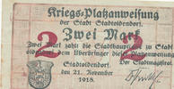 Deutsches Reich,Braunschweig, 2 Mark Stadtoldendorf,Stadt, -
