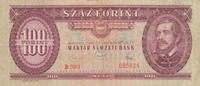 Ungarn 100 Forint 1968 gebraucht III-, 4.68 US$ Tax included +  10.56 US$ shipping