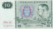 Schweden 10 Kronor 1972 gebraucht III, 5.85 US$ Tax included +  10.56 US$ shipping