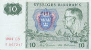 Schweden 10 Kronor 1984 gebraucht III+, 5.85 US$ Tax included +  10.56 US$ shipping