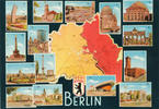 Deutschland, Ansichtskarte Berliner Mauer, -