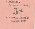 Deutschland, Alliierte Besatzung 5 Pfennig Massing,J.Hummel, -