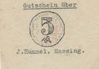 Deutschland, Alliierte Besatzung 5 Pfennig Massing,J.Hummel, -