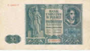 Deutsches Reich, Generalgouvernement, 50 Zlotych Ro.582 Serie:E -