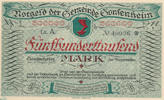 Deutsches Reich,Hessen, 500000 Mark Gonsenheim,Gemeinde, -