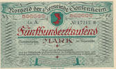 Deutsches Reich,Hessen, 500000 Mark Gonsenheim,Gemeinde, -