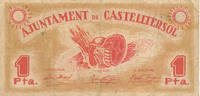 Spanien 1 Pesseta Bürgerkrieg, -