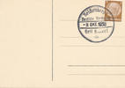 Deutsches Reich, Drittes Reich, Postkarte Reichenberg Befreiungsstempel, -