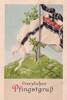 Deutsches Reich, Kaiserreich, Patriotische Ansichtskarte Schwarz-Weiß-Rot, -