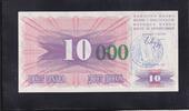 Bosnien-Herzegowina, 10000 Dinara auf 10 Dinar -