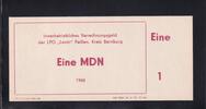 DDR,LPG Geld, 1 MDN Peißen, LPG Lenin, -