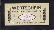 Deutschland, DDR, LPG Geld, 1 Mark LPG Gaberndorf, -
