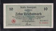 Drittes Reich,Württemberg, 10 Reichsmark Stuttgart Stadt, -