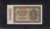 Deutschland, DDR, 1 Deutsche Mark Ro.340d, DDR-2a, DDR Druck, KN 7stellig, 1 Bst. vor KN, Serie: C, -