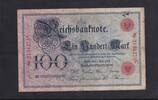 Deutsches Reich, Kaiserreich, 100 Mark Ro.17,DEU-13, Serie: C, Udr.-Bst. F, -