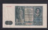 Drittes Reich, Generalgouvernement, 50 Zlotych Ro.582, ZWK-37, Serie: E, -