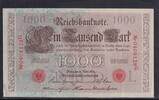 Kaiserreich, Deutsche Reichsbank, 1000 Mark Ro.45c,DEU-40c, Siegel rot, KN 7stellig, Serie: G, Udr.Bst. L, Inflationsausg., -