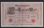 Deutsches Reich, Kaiserreich, 1000 Mark Ro.45c, Deu-40c, KN 7stellig, Serie: L, Udr. Bst. S, Inflationsausgabe, -