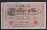 Deutsches Reich, Kaiserreich, 1000 Mark Ro.45c, Deu-40c, KN 7stellig, Serie: L, Udr. Bst. S, Inflationsausgabe, -