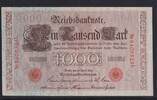 Deutsches Reich, Kaiserreich, 1000 Mark Ro.45c, Deu-40c, KN 7stellig, Serie: L, Udr. Bst. S, Inflationsausgabe, -