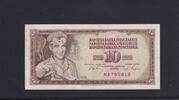 Jugoslawien 10 Dinara kurze KN, -