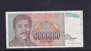 Jugoslawien 5000000 Dinara -