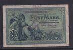 Deutsches Reich, Kaiserreich, 5 Mark Ro.22a, DEU-52a KN 6 stellig, Serie: V, -