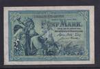 Deutsches Reich, Kaiserreich, 5 Mark Ro.22a, DEU-52a KN 6 stellig, Serie: U, -