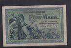 Deutsches Reich, Kaiserreich, 5 Mark Ro.22a, DEU-52a KN 6 stellig, Serie: T, -