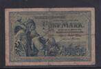 Deutsches Reich, Kaiserreich, 5 Mark Ro.22b, DEU-52b KN 7 stellig, Serie: C, -