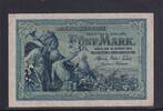 Deutsches Reich, Kaiserreich, 5 Mark Ro.22b, DEU-52b KN 7 stellig, Serie: B, -