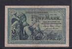 Deutsches Reich, Kaiserreich, 5 Mark Ro.22b, DEU-52b KN 7 stellig, Serie: B, -